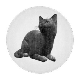 Planche À Découper Tableau de découpe de chats noirs