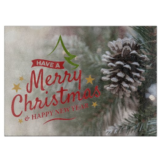 Planche À Découper Tableau de découpe de Noël (Devant)