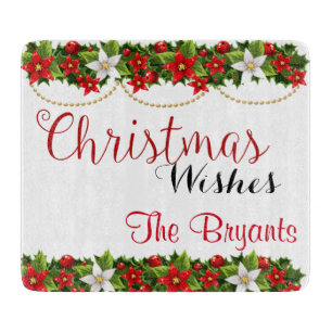 Planche À Découper Tableau de découpe de Noël personnalisé