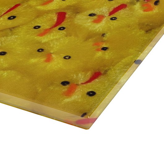 Planche À Découper Tableau de découpe de poulet avec Motif de poussin (Coin)