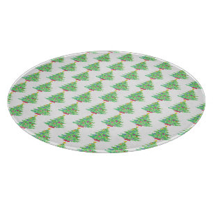 Planche À Découper Tableau de découpe des arbres de Noël