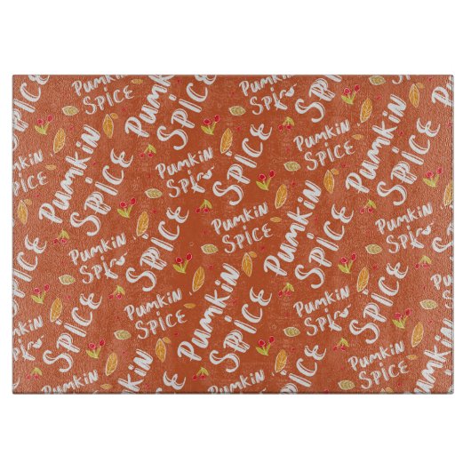 Planche À Découper Tableau de découpe des épices citrouilles (Devant)