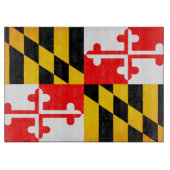 Planche À Découper Tableau de découpe du drapeau du Maryland (Devant)