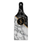 Planche À Découper Tableau de découpe en marbre noir - Ajouter votre  (Devant)