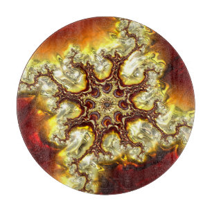 Planche À Découper Tableau de découpe Fractal Art 34