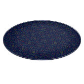 Planche À Découper Tableau de découpe géométrique bleu (Coin)