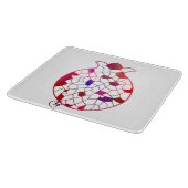 Planche À Découper Tableau de découpe géométrique de la grenade (Coin)