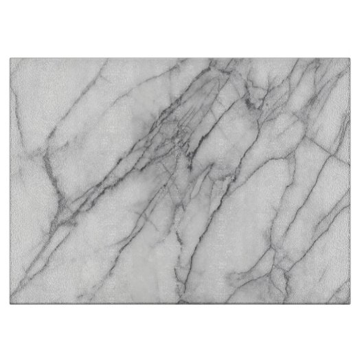 Planche À Découper Tableau de découpe Marbre blanc (Devant)