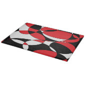 Planche À Découper Tableau de découpe noir, blanc et rouge (Coin)