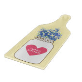 Planche À Découper Tableau de découpe personnalisé avec bleuets (Coin)