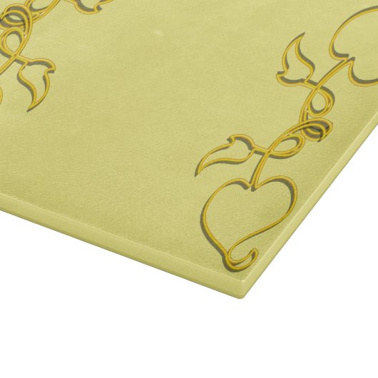 Planche À Découper Tableau de découpe - Plan des Feuilles jaunes (Coin)