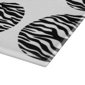 Planche À Découper Tableau de découpe Pois d'impression Zebra (Coin)