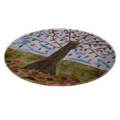 Planche À Découper Tableau de hachage de l'arbre d'automne (Coin)