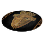 Planche À Découper Tableau de Masque Africain par Chariklia Zarris (Coin)