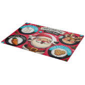 Planche À Découper Tableau de Noël pour Père Noël | Lait, cookies (Coin)