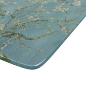 Planche À Découper Tableau des fleurs d'amandes de Van Gogh (Coin)