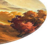 Planche À Découper Tableau Paysage Automne-68754 (Coin)