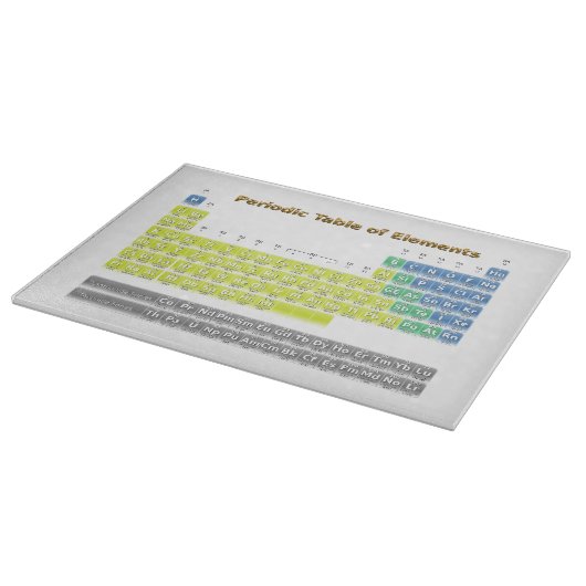 Planche À Découper Tableau périodique (Coin)