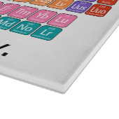 Planche À Découper Tableau périodique des éléments (Coin)