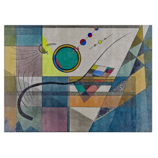 Planche À Découper TABLEAU - "Vert" - Un Abstrait de Kandinsky (Devant)