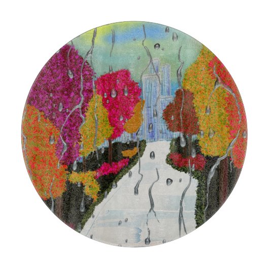 Planche À Découper Tabliers de journée d'automne (Devant)