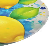 Planche À Découper Tache de citrons de couleur (Coin)