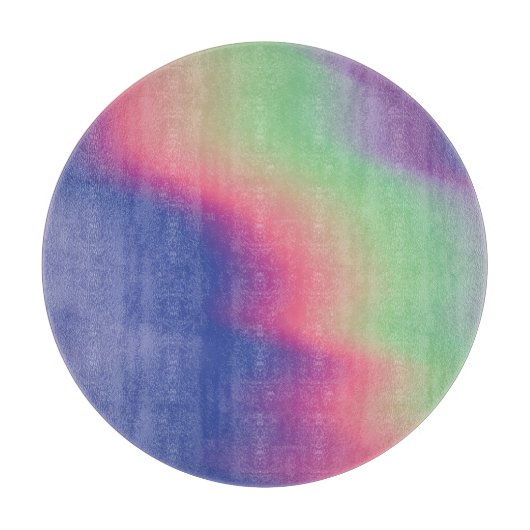 Planche À Découper Taches colorées holographiques : Texture psychédél (Devant)