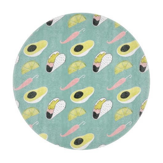 Planche À Découper Taco à propos d'amour | Motif d'élément Taco (Devant)