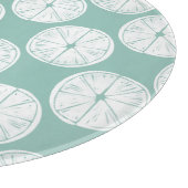 Planche À Découper Taco à propos d'amour | Motif Turquoise à la chaux (Coin)