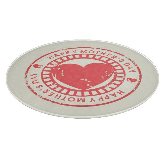 Planche À Découper Tampon en caoutchouc sale pour le jour de mère (Coin)