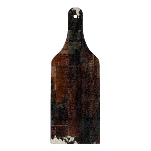 Planche À Découper Tan Cowhide Patchwork Imprimer (Devant)