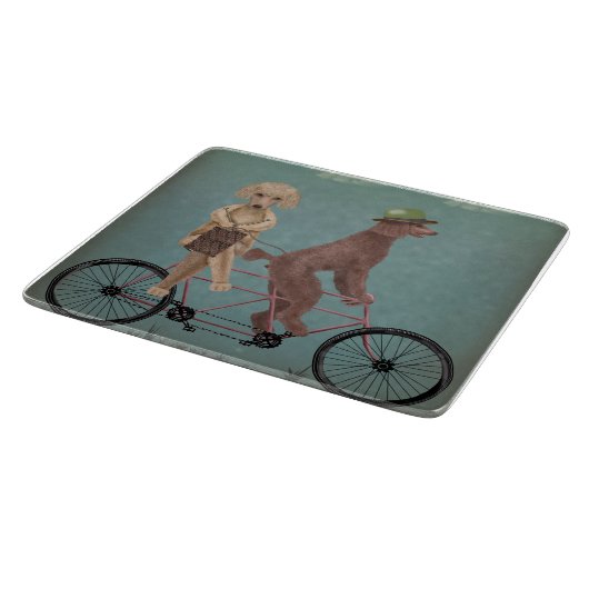 Planche À Découper Tandem de caniche (Coin)