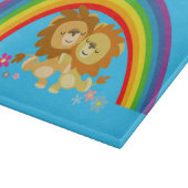 Planche à découper Tango Arc-en-ciel - Lions de de (Coin)