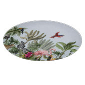Planche À Découper Tapis rond de zone Jungle tropicale - Faune (Coin)