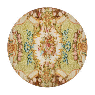 Planche À Découper Tapisserie française florale baroque victorienne r