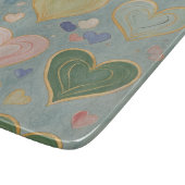 Planche À Découper Tapisserie Pastel Heart (Coin)