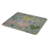 Planche À Découper Tapisserie Pastel Heart (Coin)