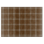 Planche À Découper Tartan Brown (Devant)