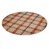 Planche À Découper Tartan Design : Texture Textile Classique. (Coin)