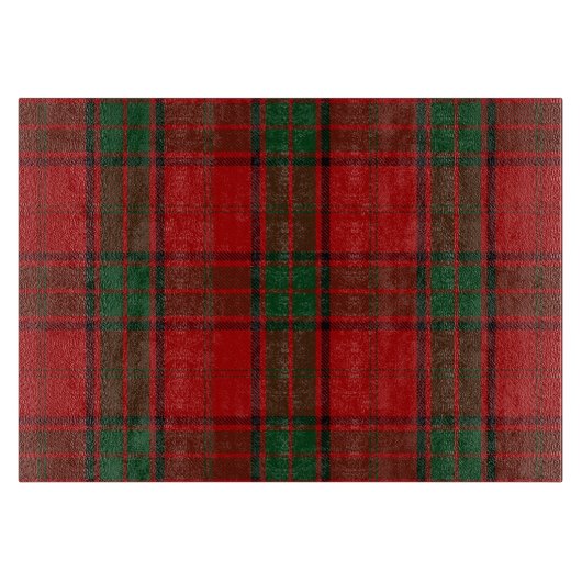 Planche À Découper Tartan écossais de Maxwell de clan (Devant)