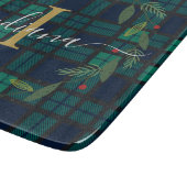 Planche À Découper Tartan en forme de monogramme en plastique (Coin)