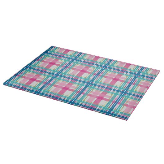 Planche À Découper Tartan, motif de plaid (Coin)