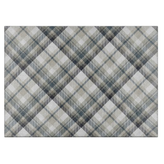 Planche À Découper Tartan Plaid Cutboard (Devant)