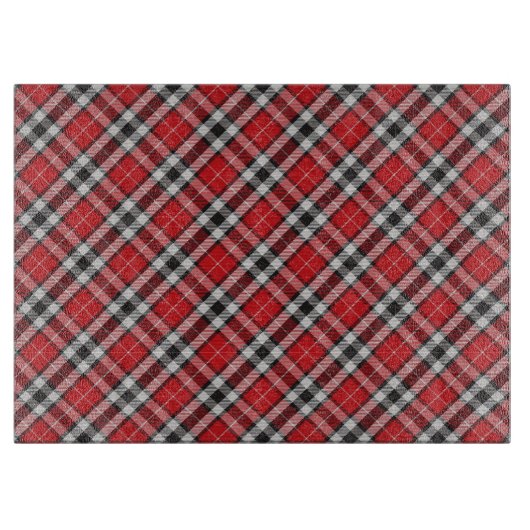 Planche À Découper Tartan Plaid Cutboard (Devant)