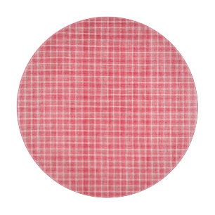 Planche À Découper Tartan rouge rétro plaid : motif sans soudure.