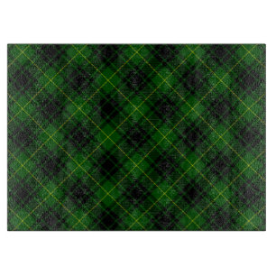 Planche À Découper tartan vert écossais MacArthur