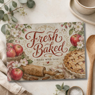 Planche À Découper Tarte aux Pommes Pommes Fraîchement Cuites Ferme C