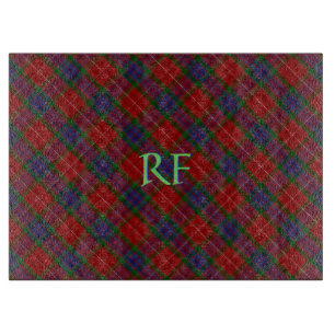 Planche À Découper Tarte officielle Fraser avec monogramme / initiale