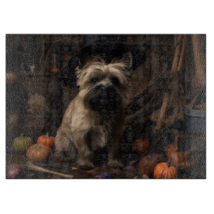 Planche À Découper Tartines Cairn Halloween Citrouilles Épouvantables