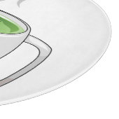 Planche À Découper Tasse de thé vert (Coin)